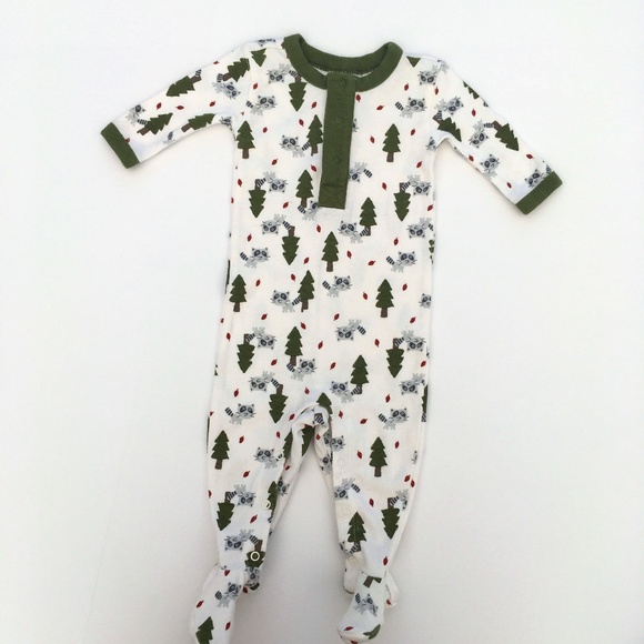 Gymboree 0-3 Month Baby Footy Pajamas Long Sleeve - Picture 1 of 5